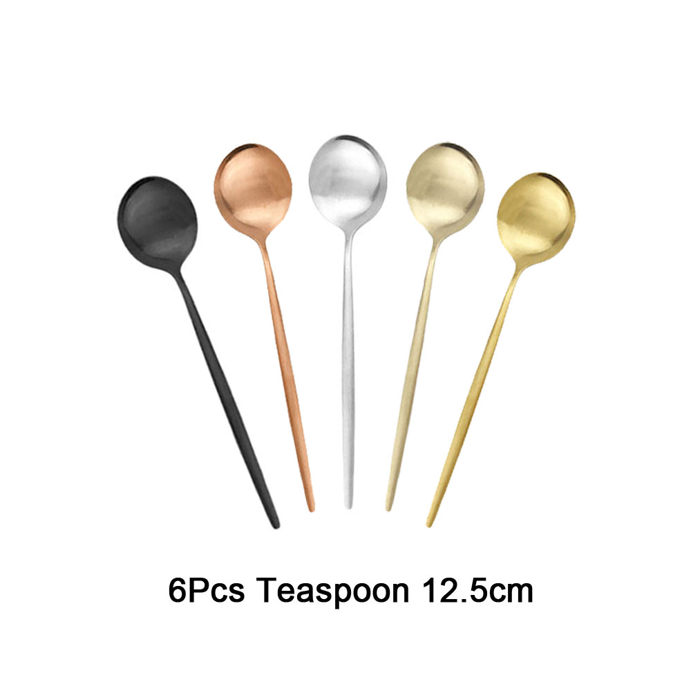 6Pcs Tea Coffee Stir Mini Spoo - Kitchen Gadgets Gold ulasan dan harga