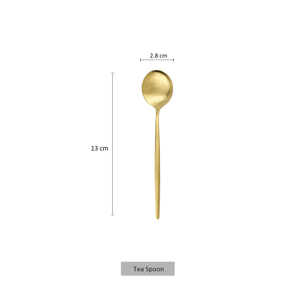 6Pcs Tea Coffee Stir Mini Spoo - Kitchen Gadgets Gold ulasan dan harga