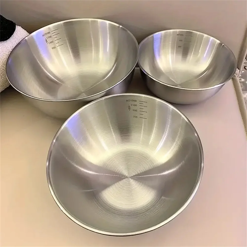2026 Stainless Steel Mixing Bo - Kitchen Gadgets Organizer ulasan dan harga